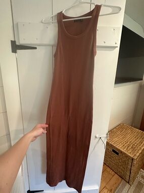 ASOS Brown Tank Maxi Dress
